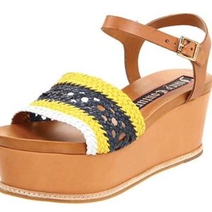 Juicy Couture Mallory Wedge Platform Sandal sz 9